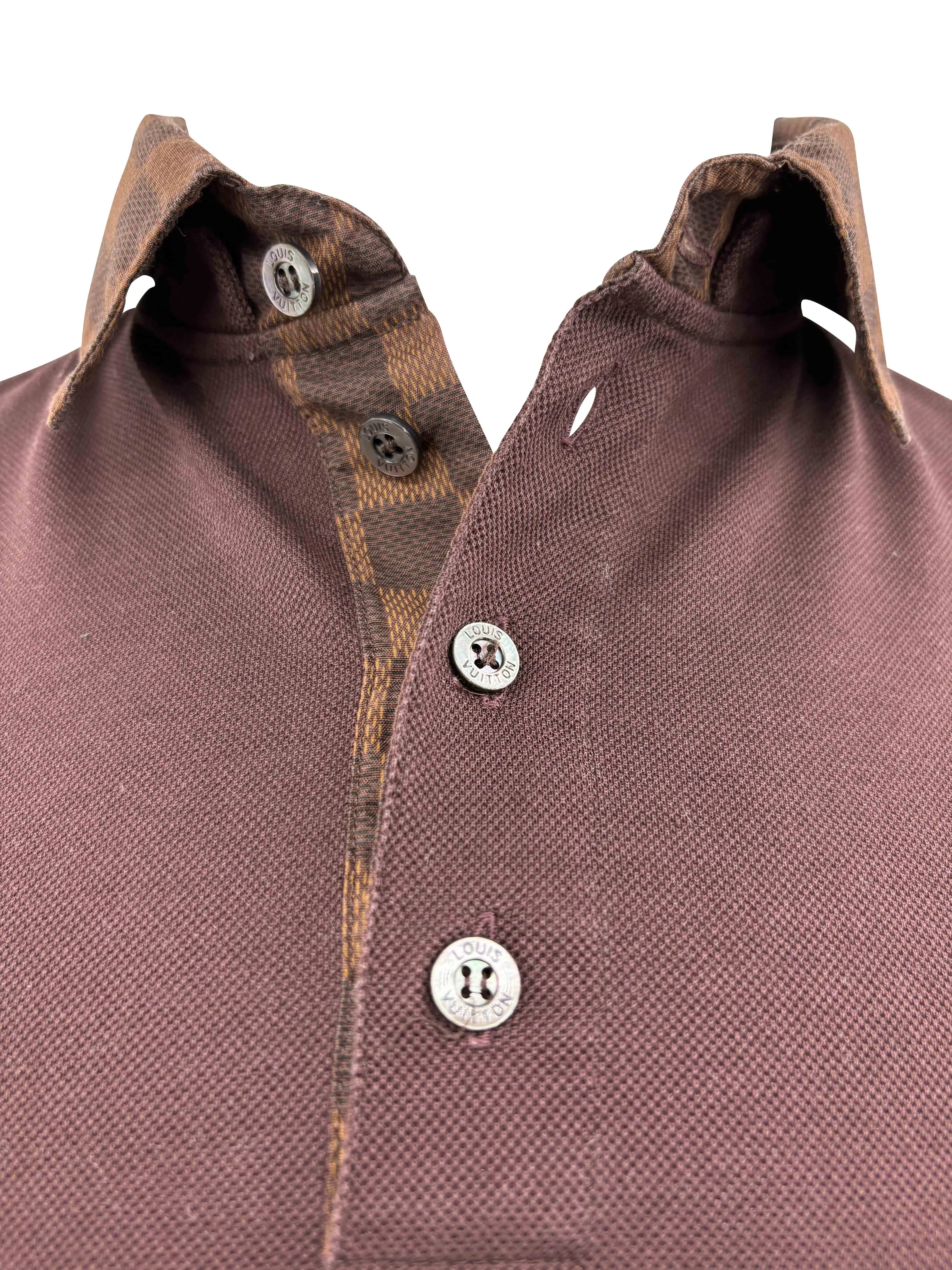 Louis Vuitton Damier Collar Polo - Ebene