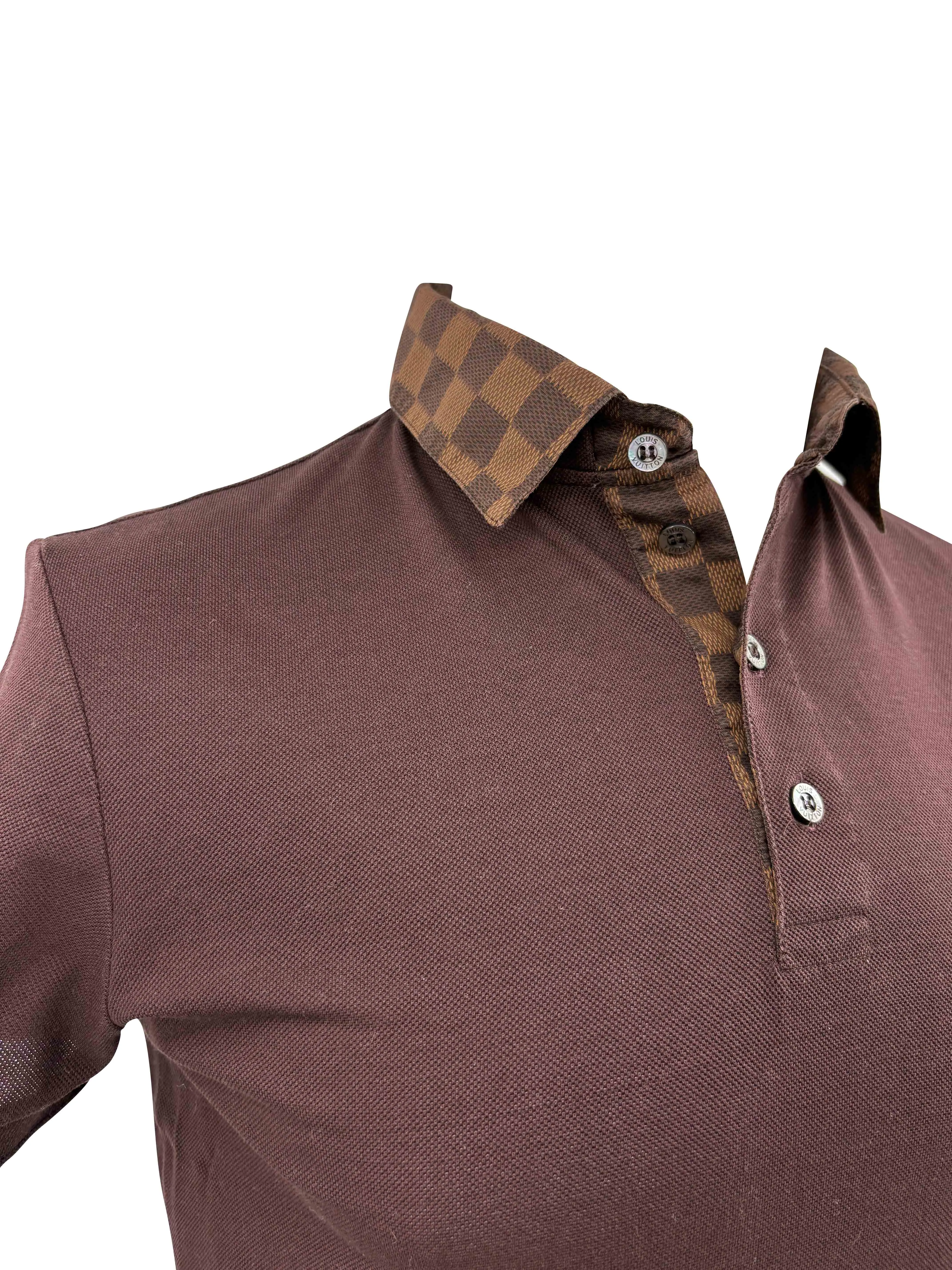 Louis Vuitton Damier Collar Polo - Ebene