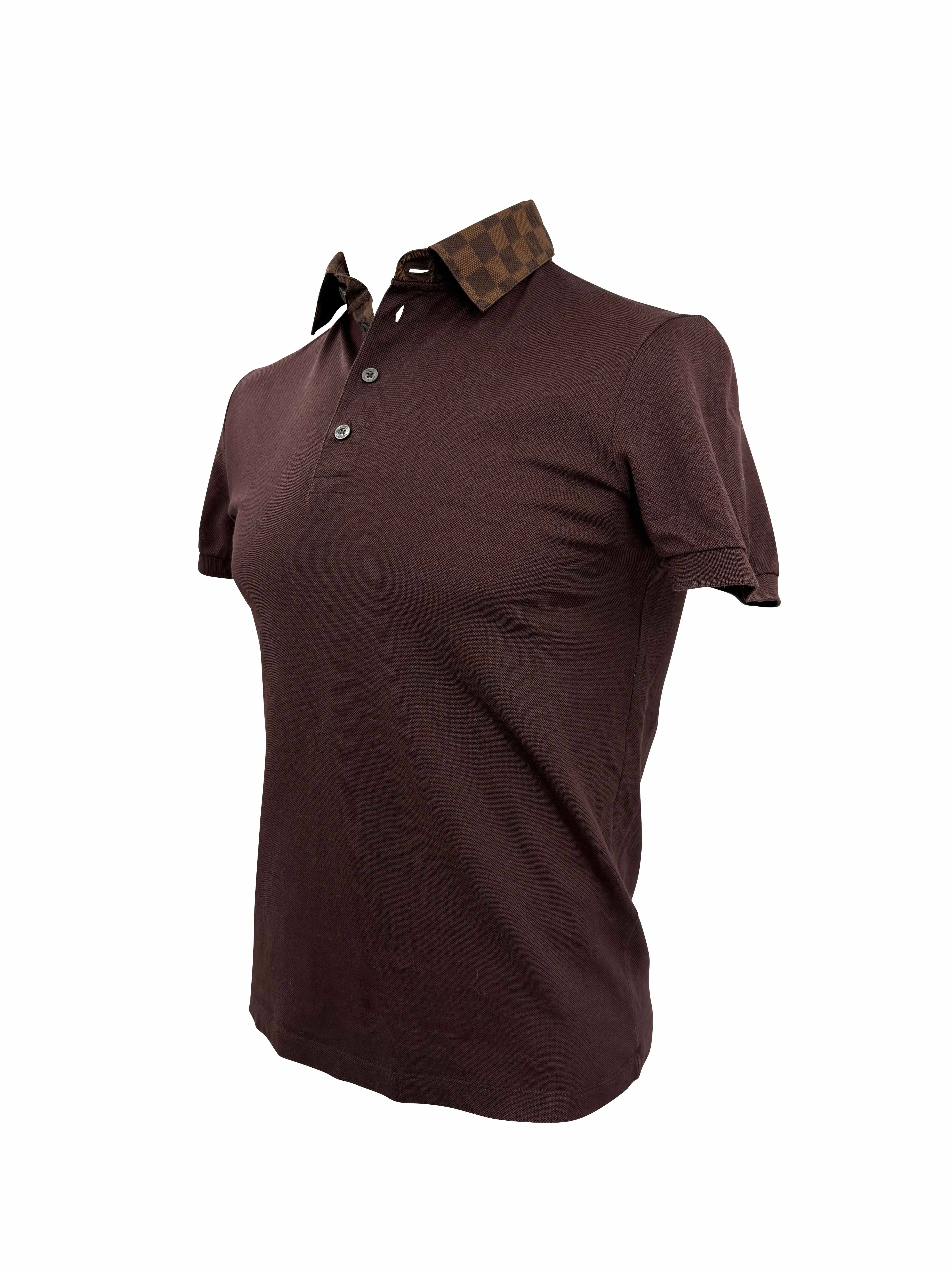 Louis Vuitton Damier Collar Polo - Ebene