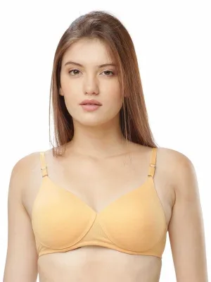 Lovable Yellow Padded Non Wired Full Coverage Bra - CONFI-52