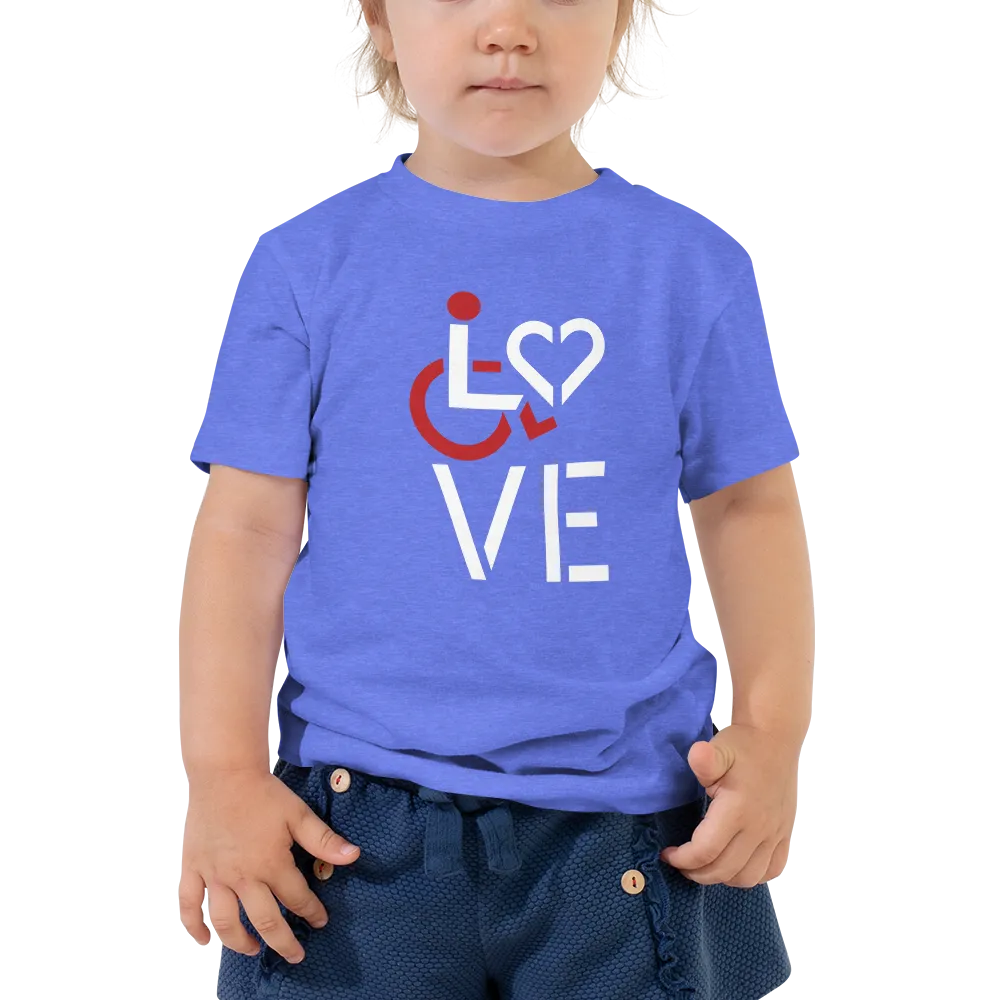 Love (for the Special Needs Community) Kid’s T-Shirts Stacked Design 1 of 3