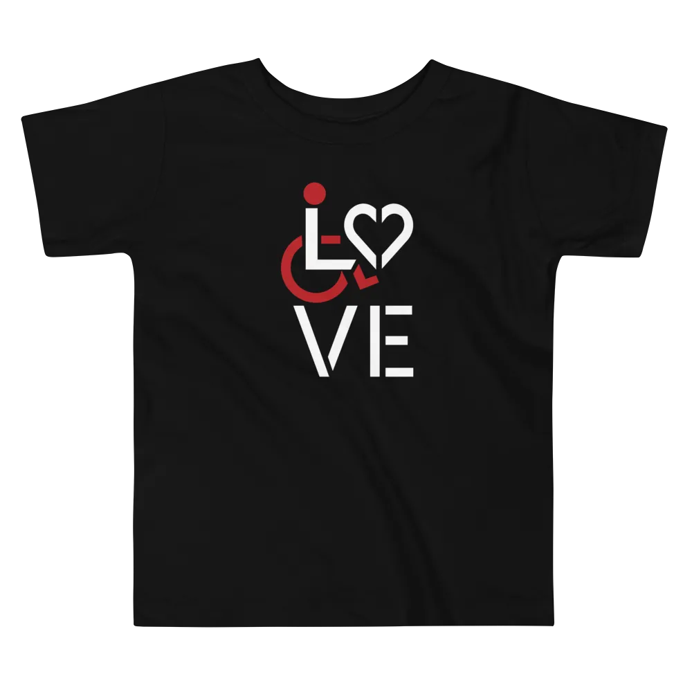 Love (for the Special Needs Community) Kid’s T-Shirts Stacked Design 1 of 3