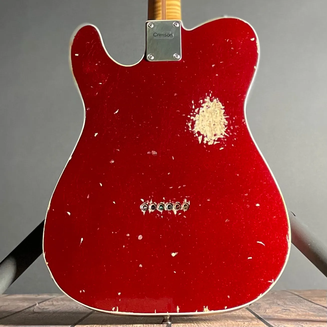 LsL Instruments T Bone "Crimson", Roasted Maple- Candy Apple Red over 3TSB (7lbs 15oz)