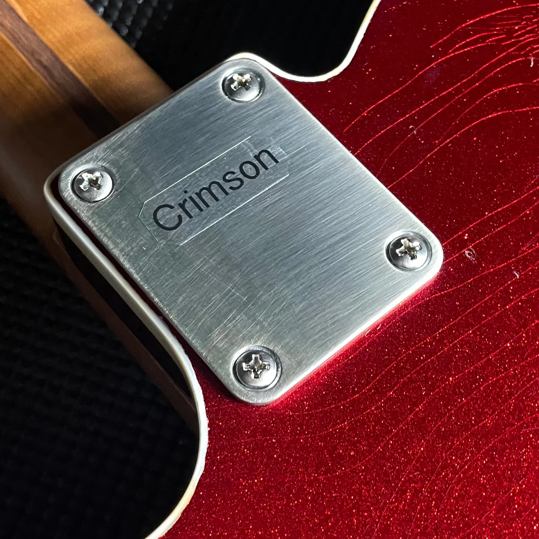 LsL Instruments T Bone "Crimson", Roasted Maple- Candy Apple Red over 3TSB (7lbs 15oz)