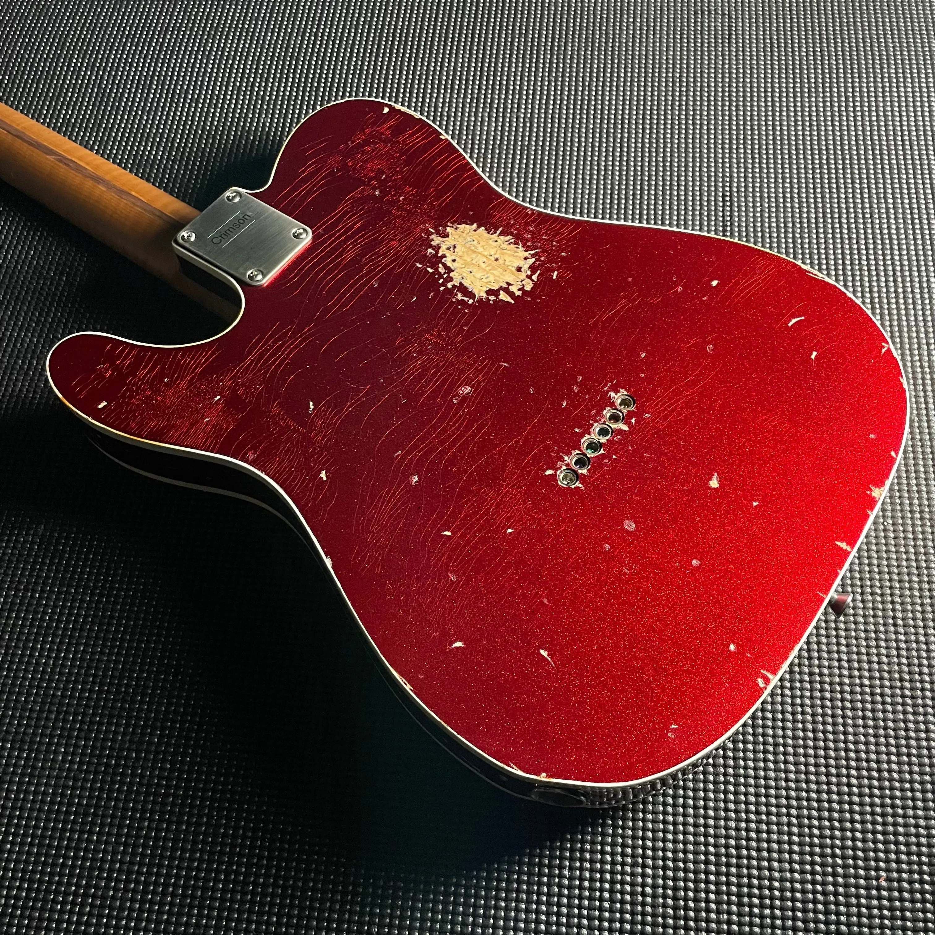LsL Instruments T Bone "Crimson", Roasted Maple- Candy Apple Red over 3TSB (7lbs 15oz)