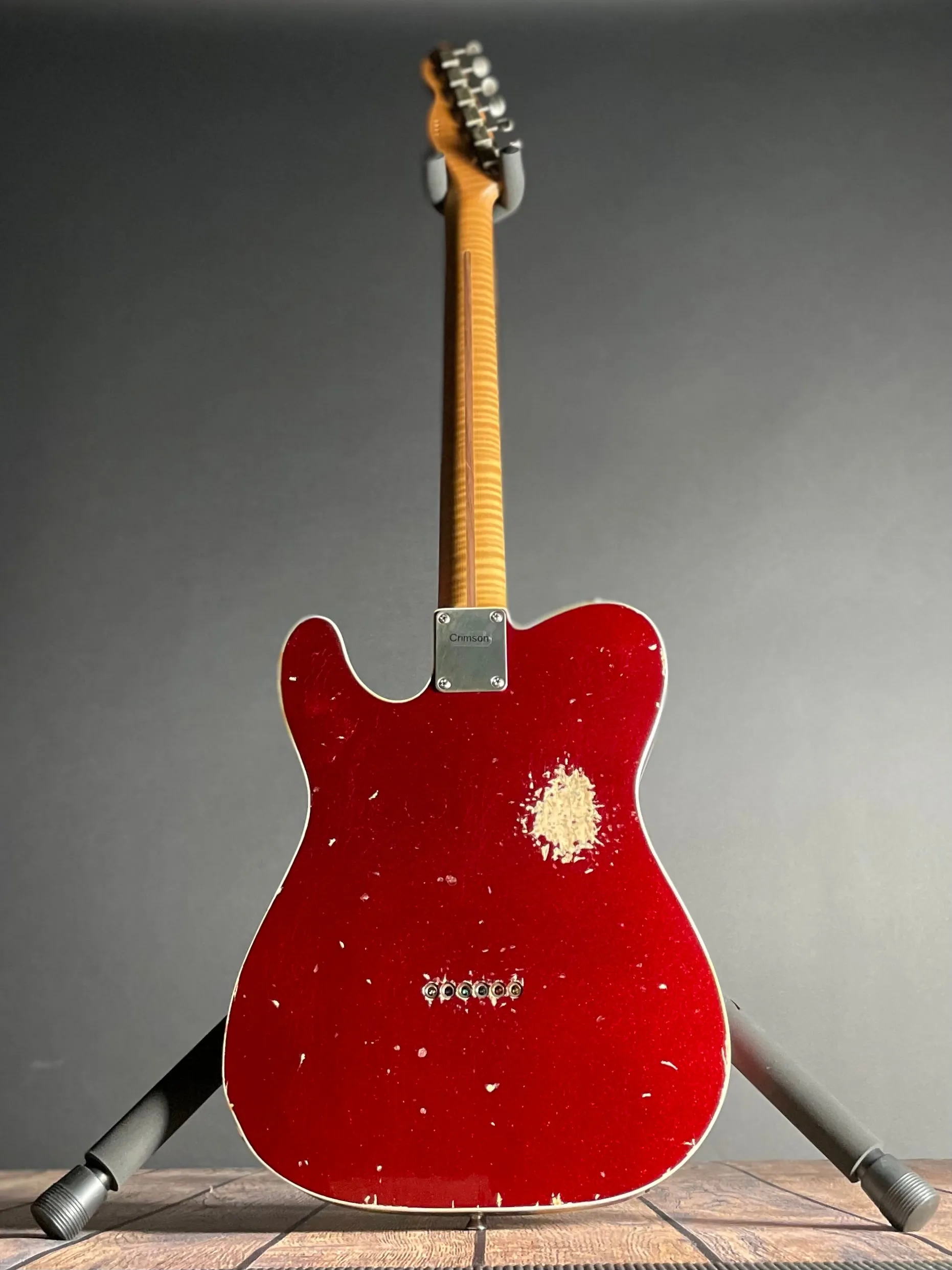 LsL Instruments T Bone "Crimson", Roasted Maple- Candy Apple Red over 3TSB (7lbs 15oz)