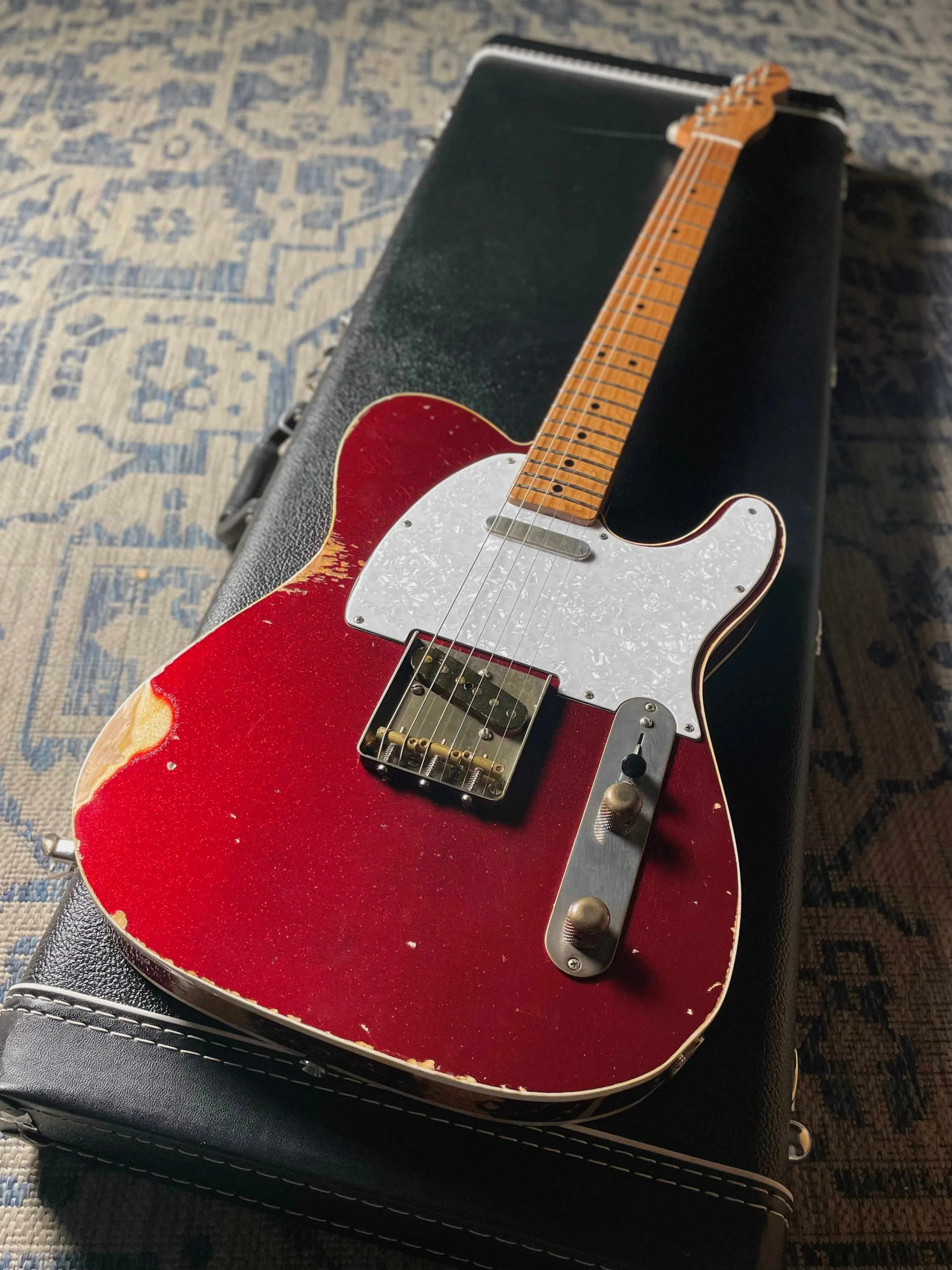 LsL Instruments T Bone "Crimson", Roasted Maple- Candy Apple Red over 3TSB (7lbs 15oz)