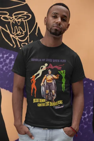 Lucha Movie Club: "BLUE DEMON CONTRA LAS DIABOLICAS" t-shirt