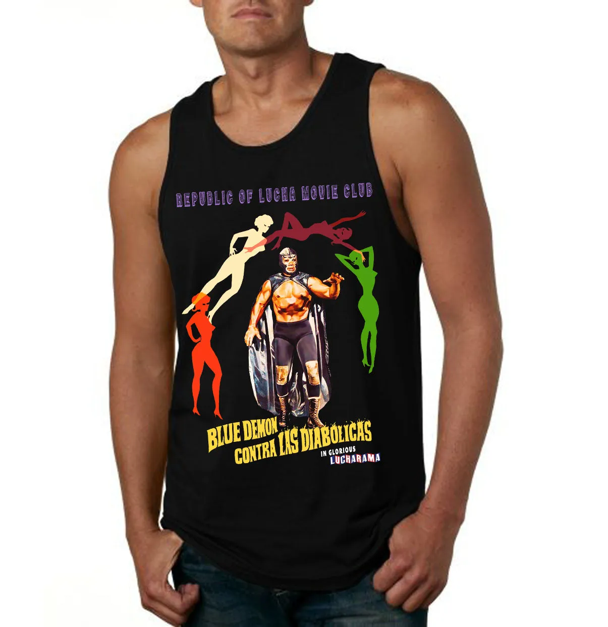 Lucha Movie Club: "BLUE DEMON CONTRA LAS DIABOLICAS" t-shirt