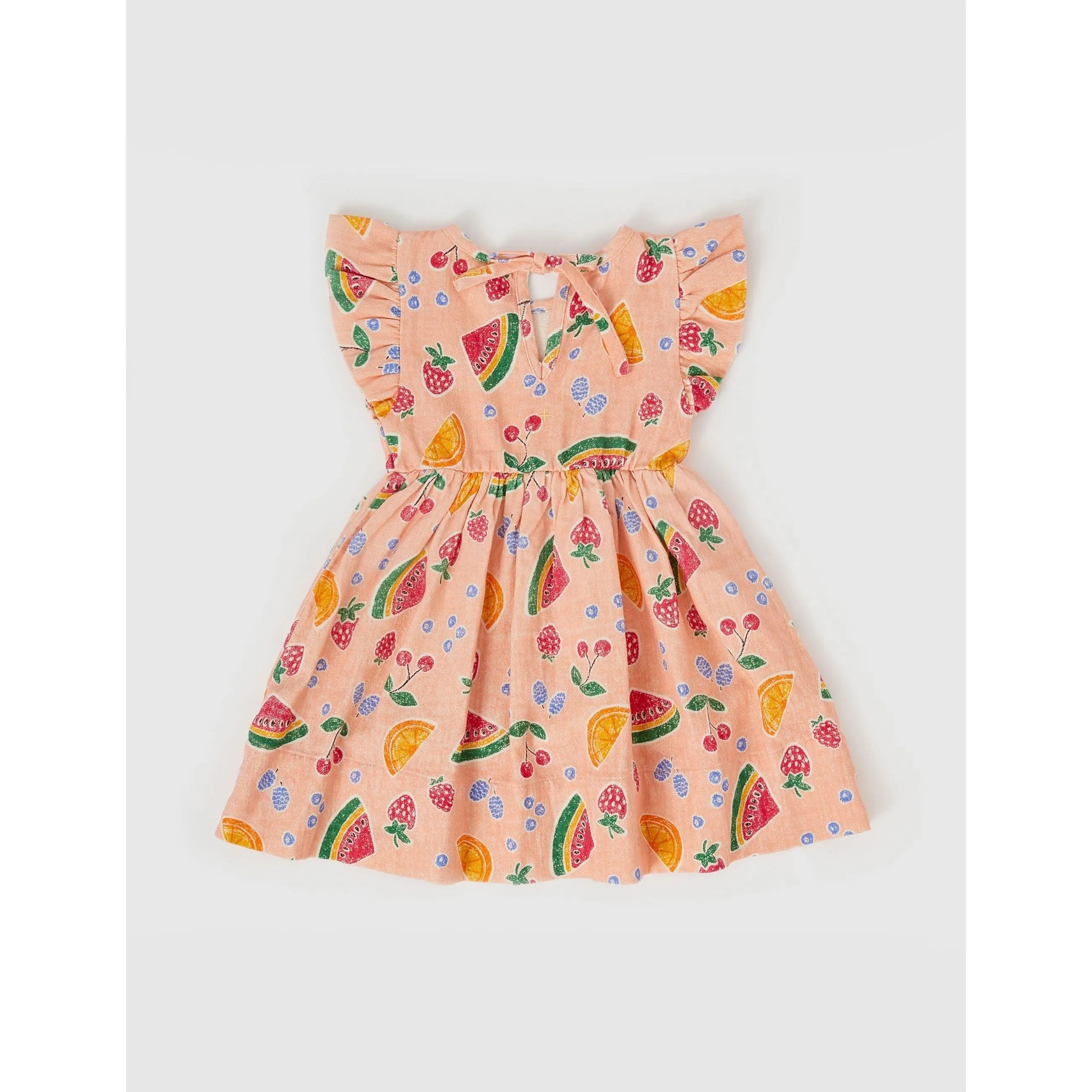 Lyla Linen Dress Fruit Salad