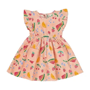 Lyla Linen Dress Fruit Salad