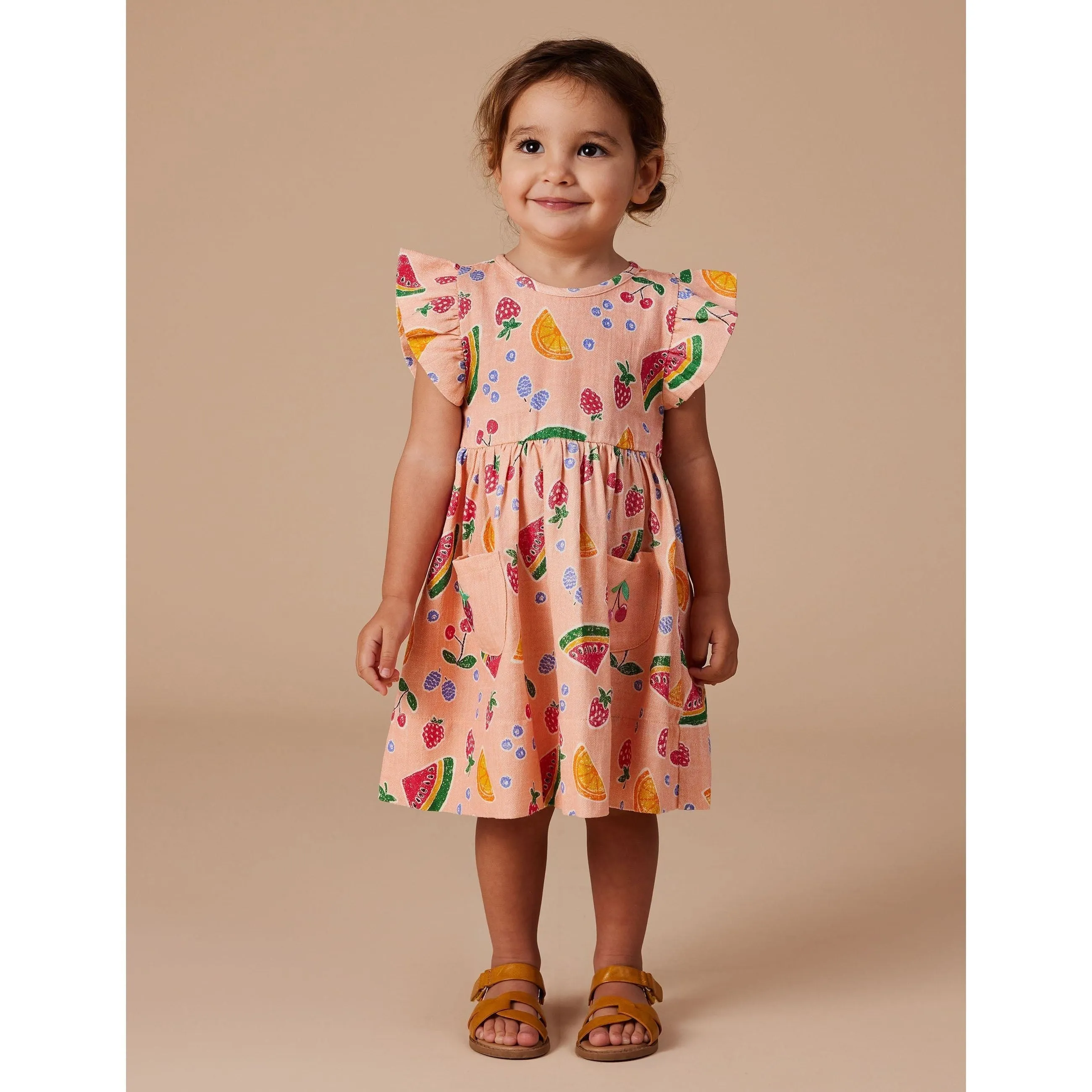 Lyla Linen Dress Fruit Salad