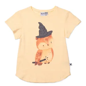 Magic Owl Tee- Lemon Marle