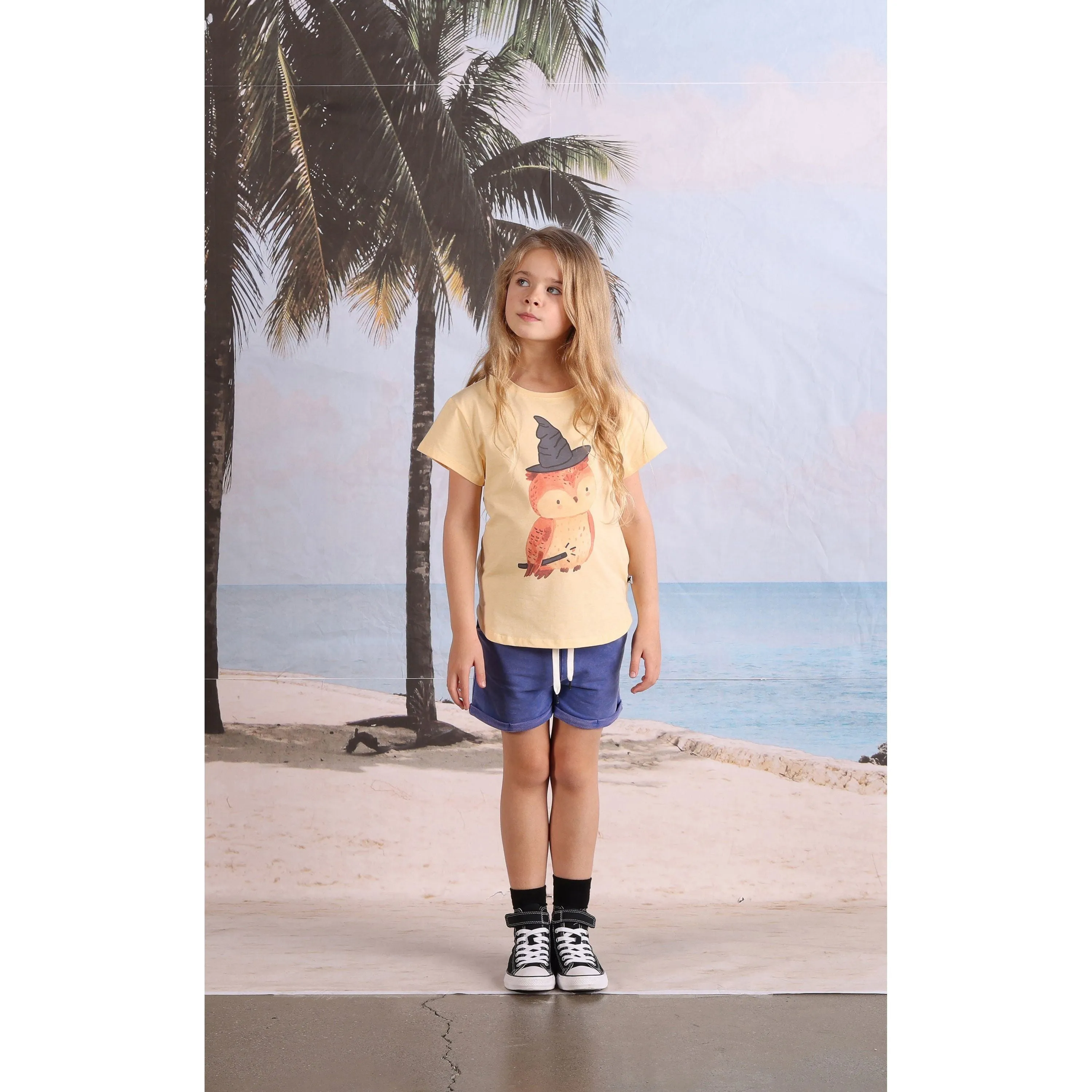 Magic Owl Tee- Lemon Marle