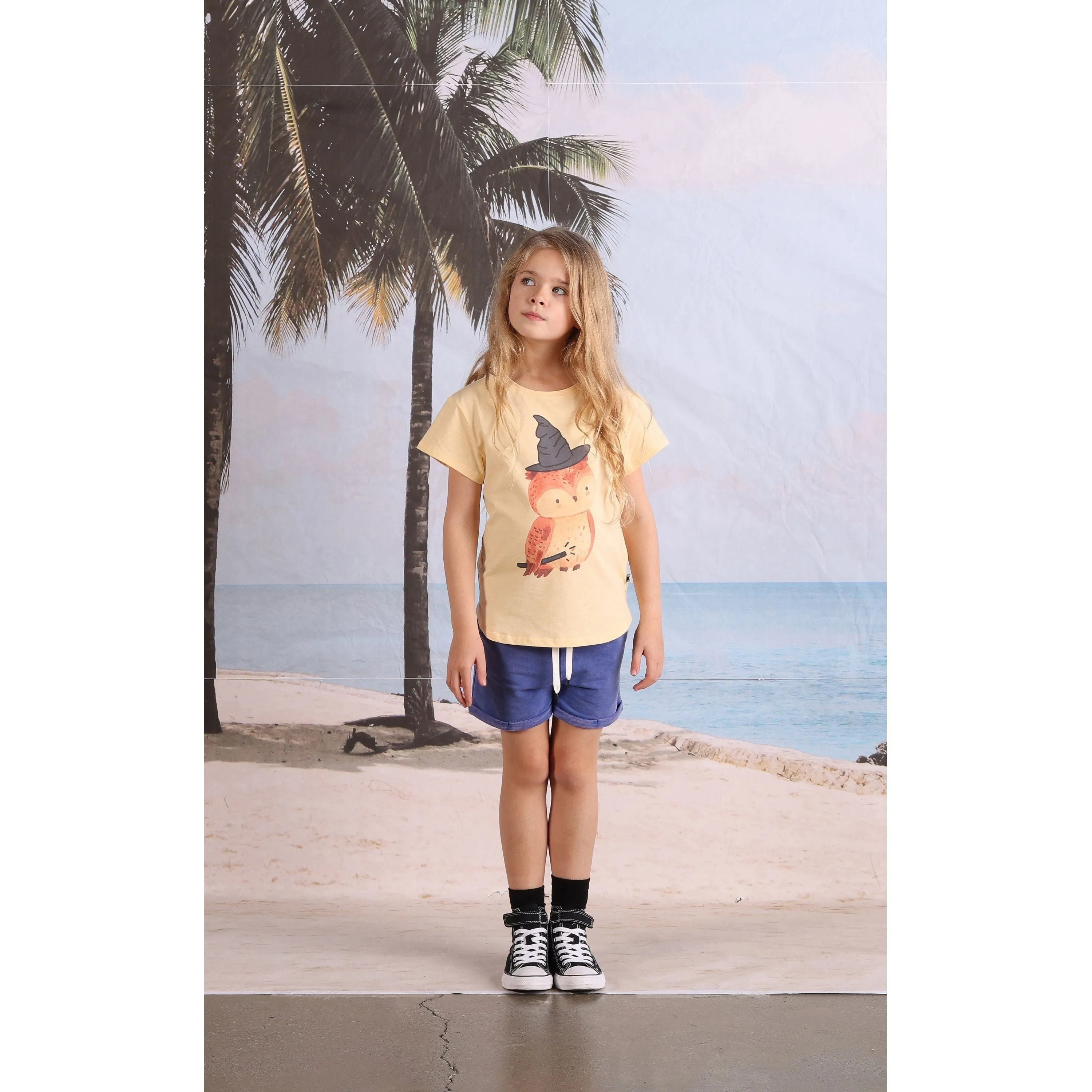 Magic Owl Tee- Lemon Marle