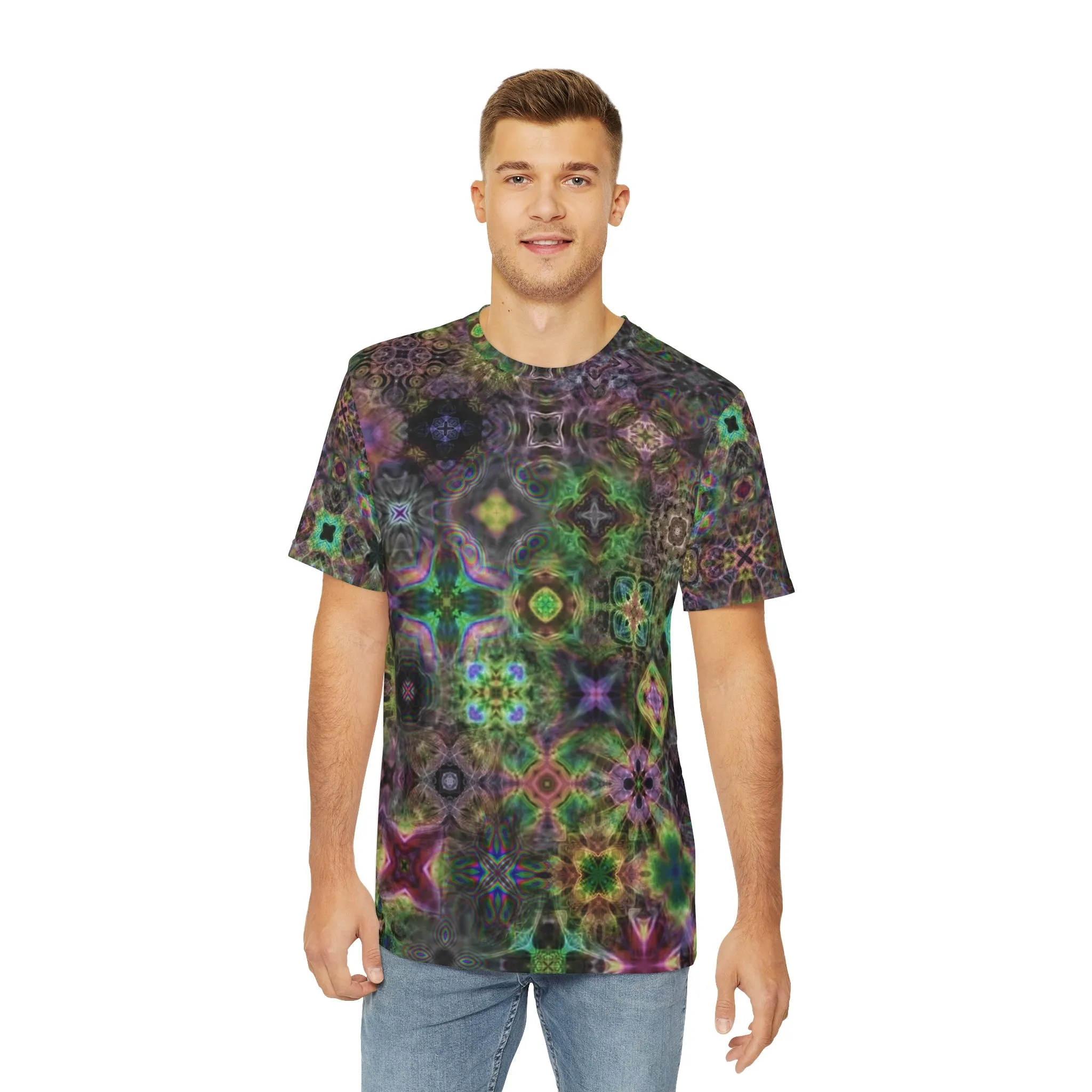 Mans best friend doggo cymatics Tee (AOP)