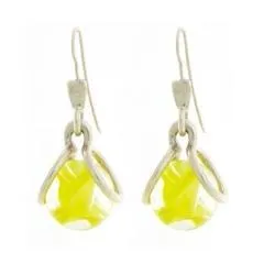 Marble Mod Hook Earrings