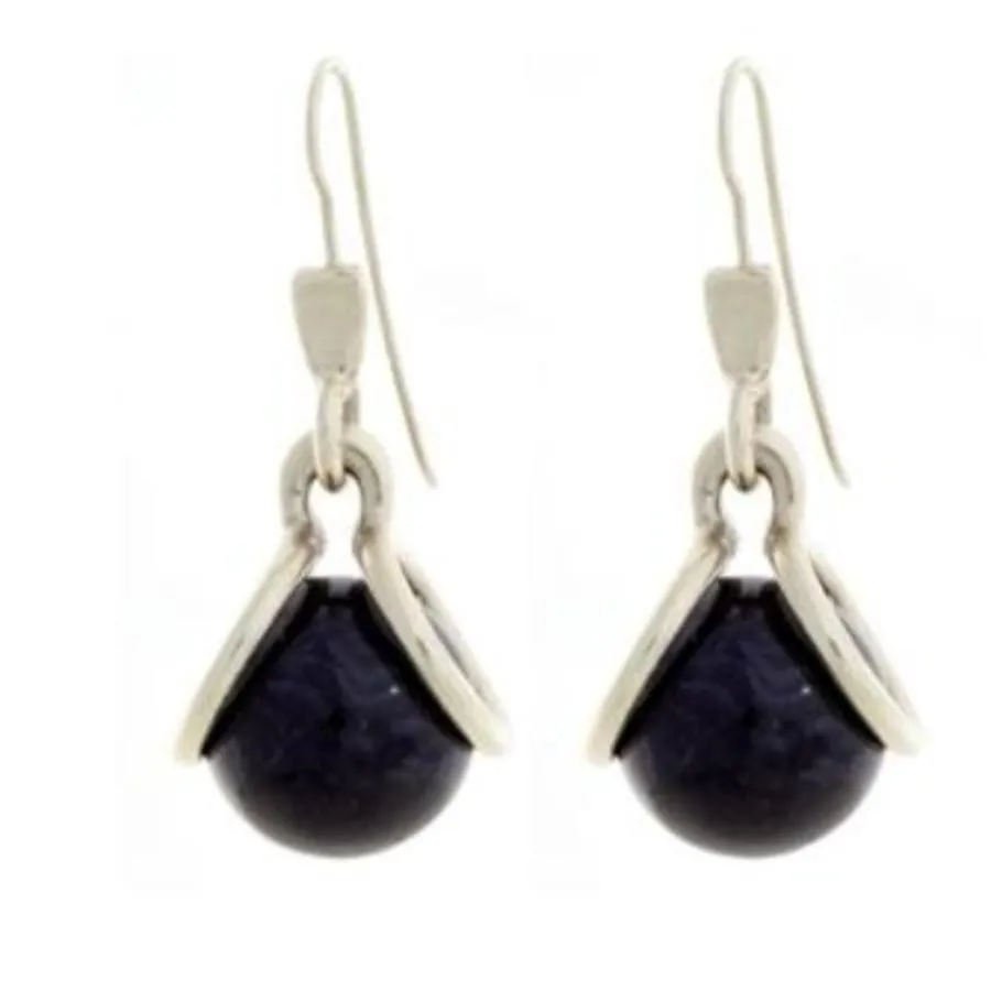 Marble Mod Hook Earrings