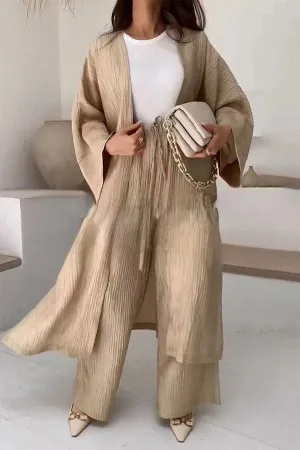 Marina® | Relaxed cardigan and trousers set