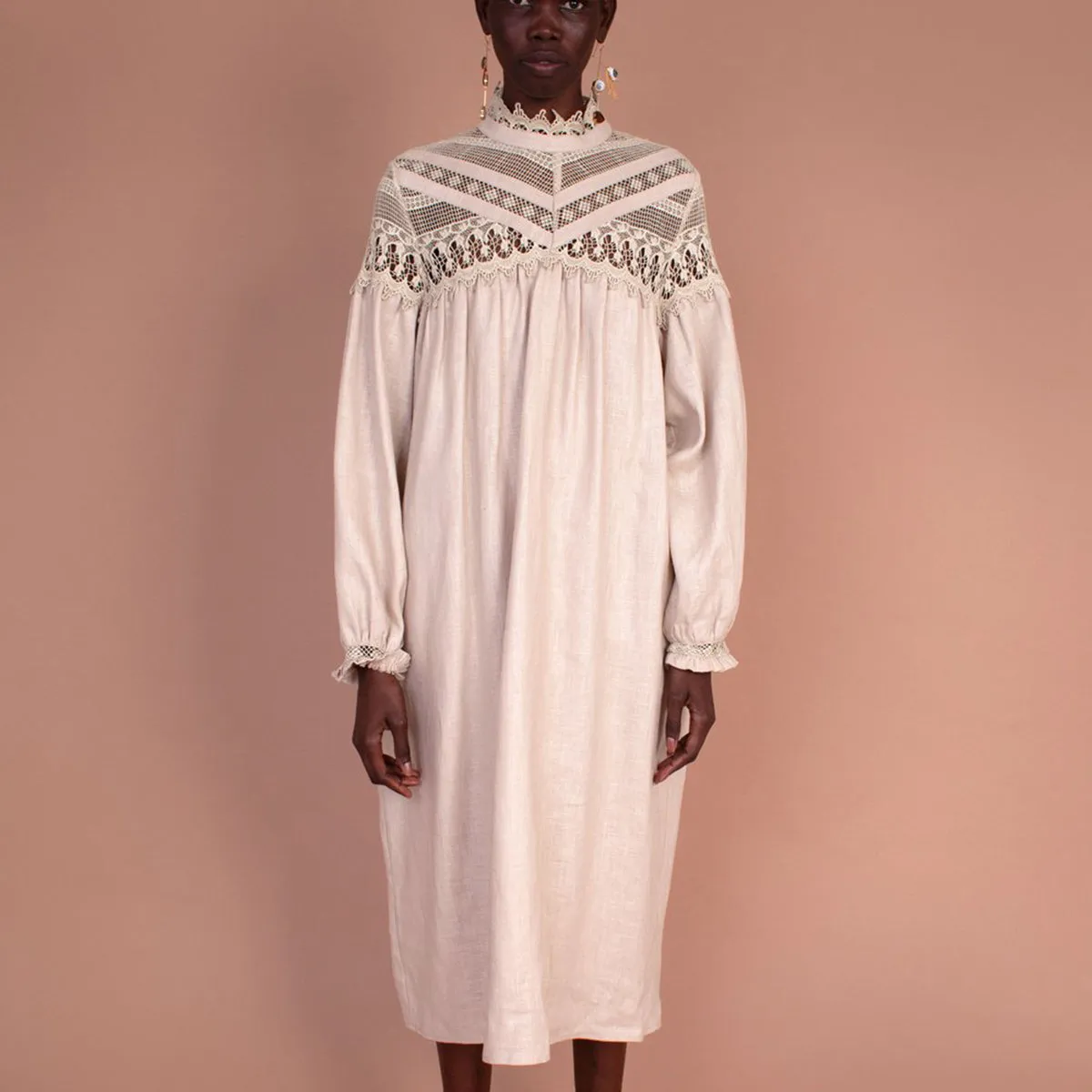 Meadows Vinca Dress Cream