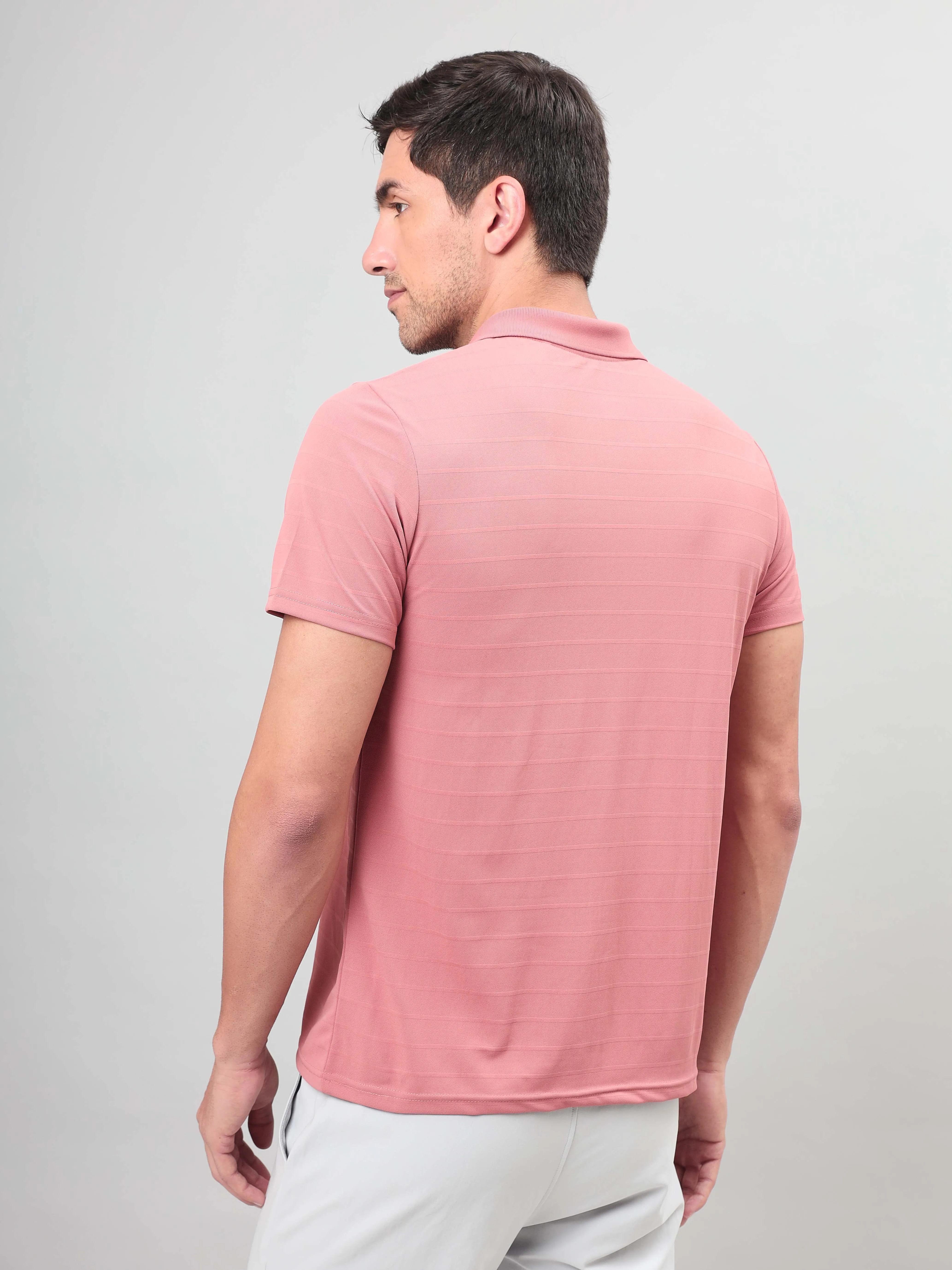 Men Self Design Slim Fit Polo T-shirt with AIRTEX STRIPES (Pack of 2)