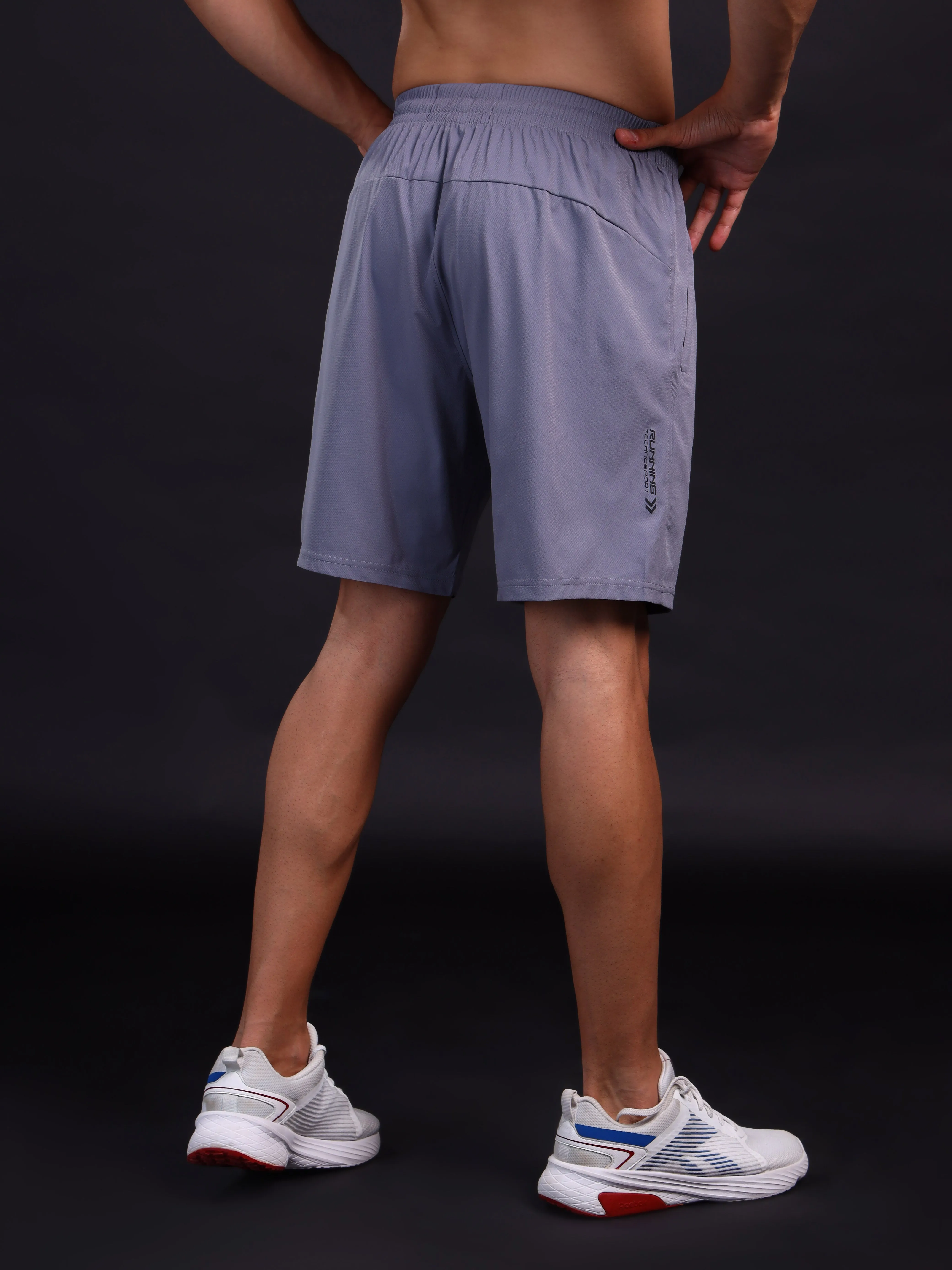 Men Solid Relax Fit Shorts with TECHNOLITE