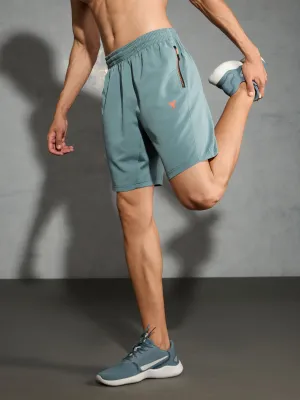 Men Solid Slim Fit Shorts with TECHNOLITE