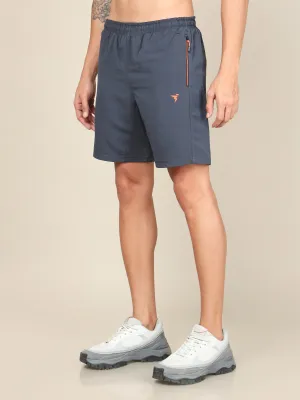 Men Solid Slim Fit Shorts with TECHNOLITE