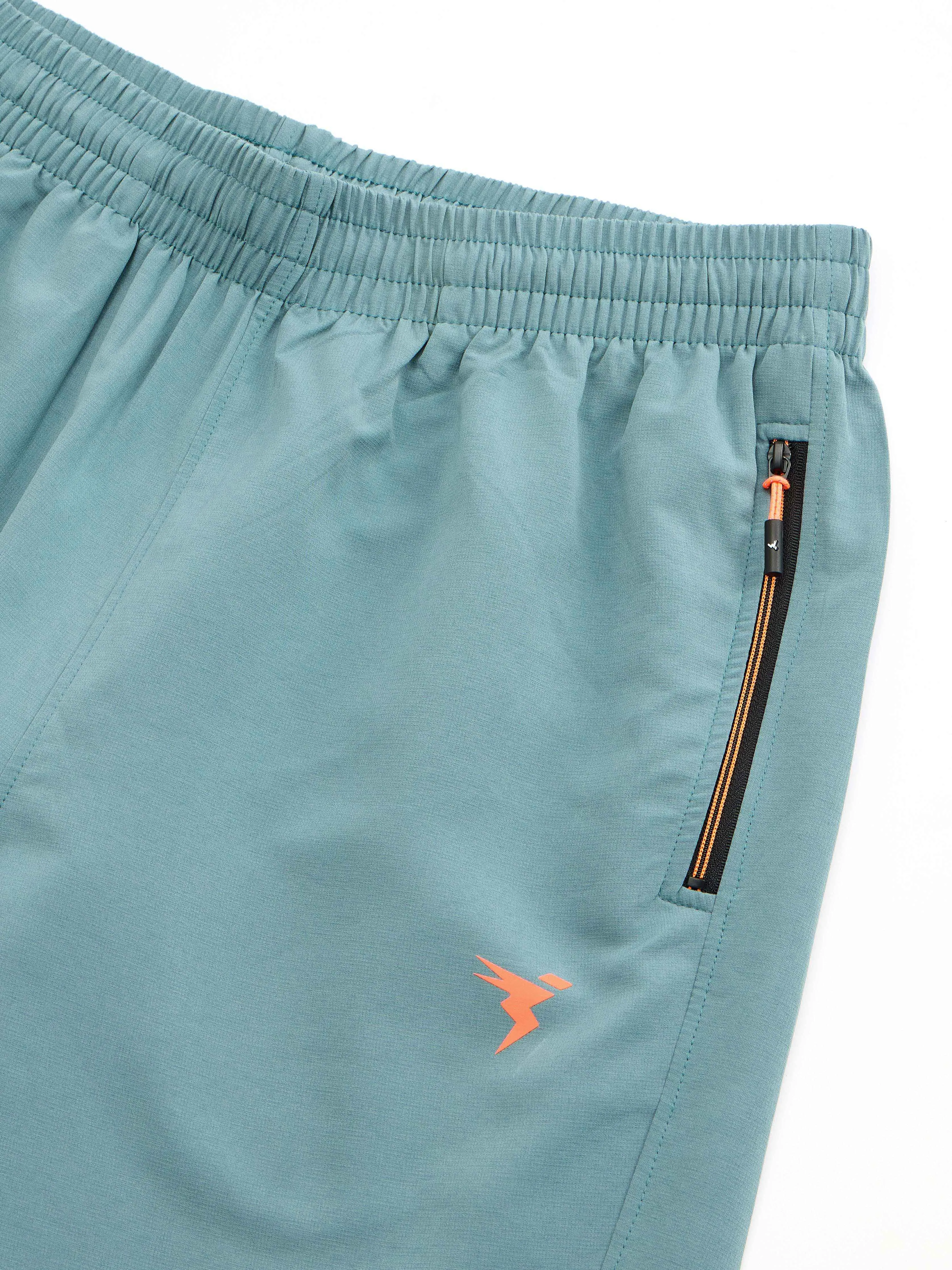 Men Solid Slim Fit Shorts with TECHNOLITE
