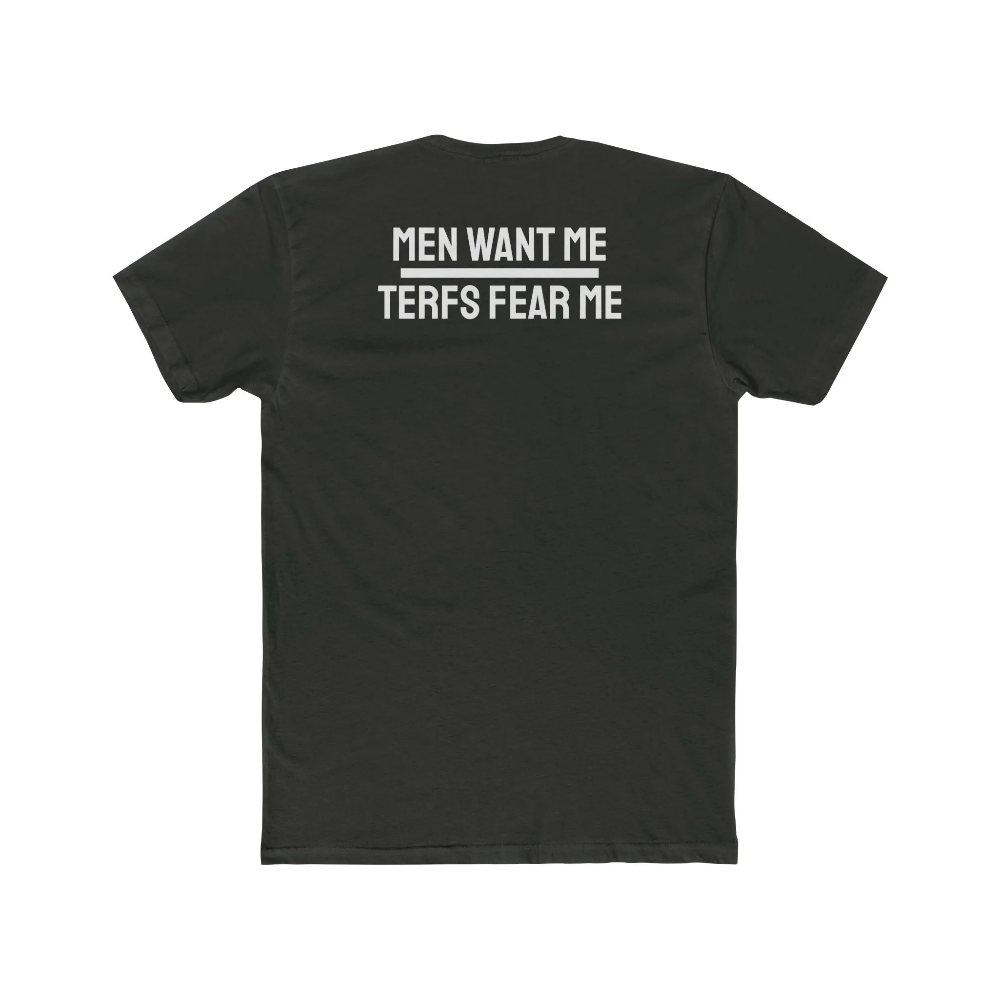 Men Want Me TERFS Fear Me - Unisex Cotton Crew Tee
