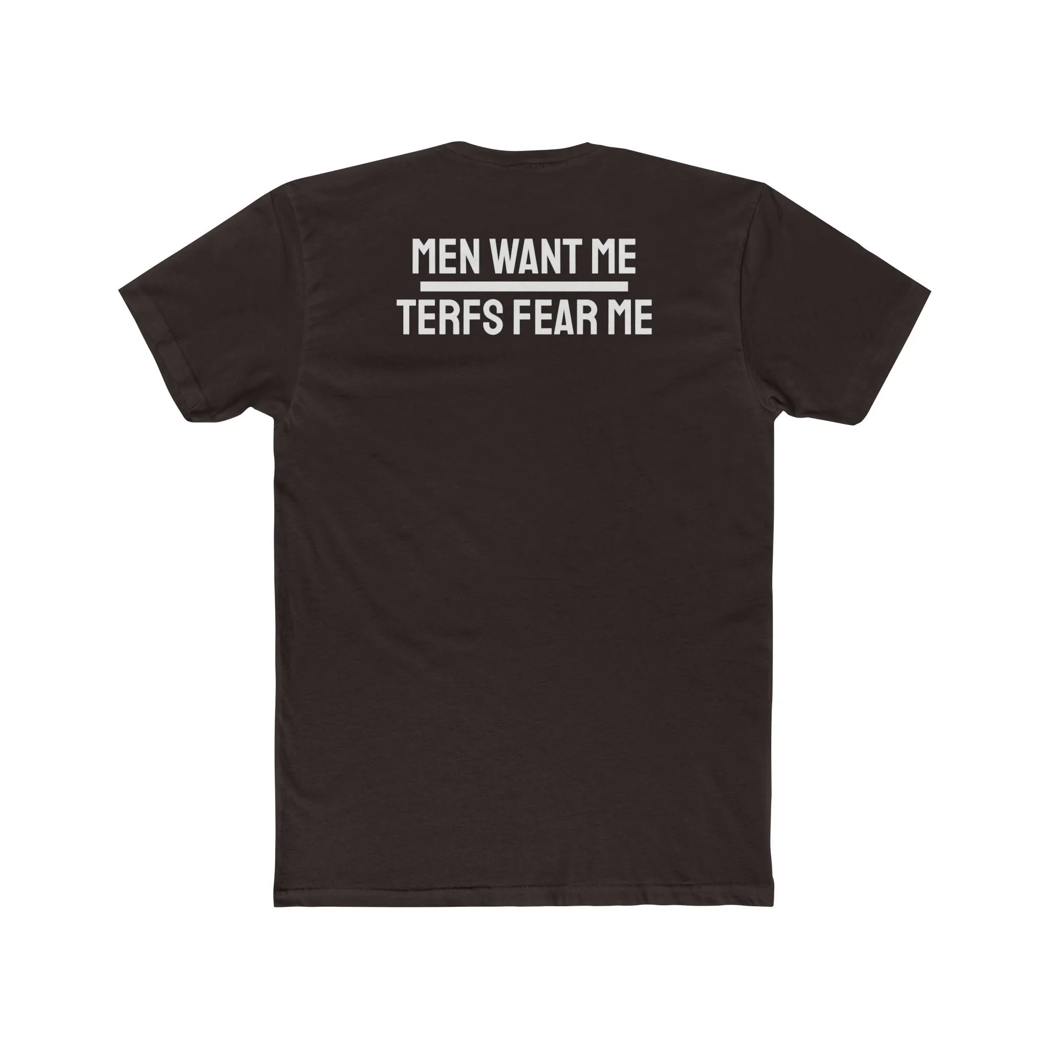 Men Want Me TERFS Fear Me - Unisex Cotton Crew Tee