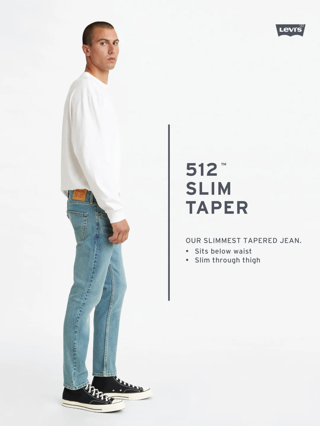 Men's 512 Pink Slim Tapered Fit Chinos