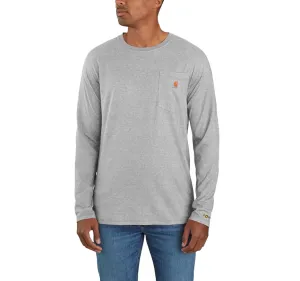 Men's Force Relaxed Fit Midweight Long-Sleeve Pocket T-Shirt