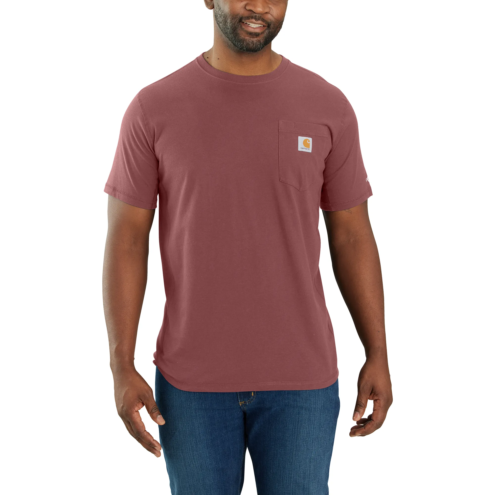 Men's Force Relaxed Fit Midweight Short-Sleeve Pocket T-Shirt