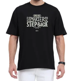 Men's Oversized Tshirt - DRON Smart Move - OS19 Black