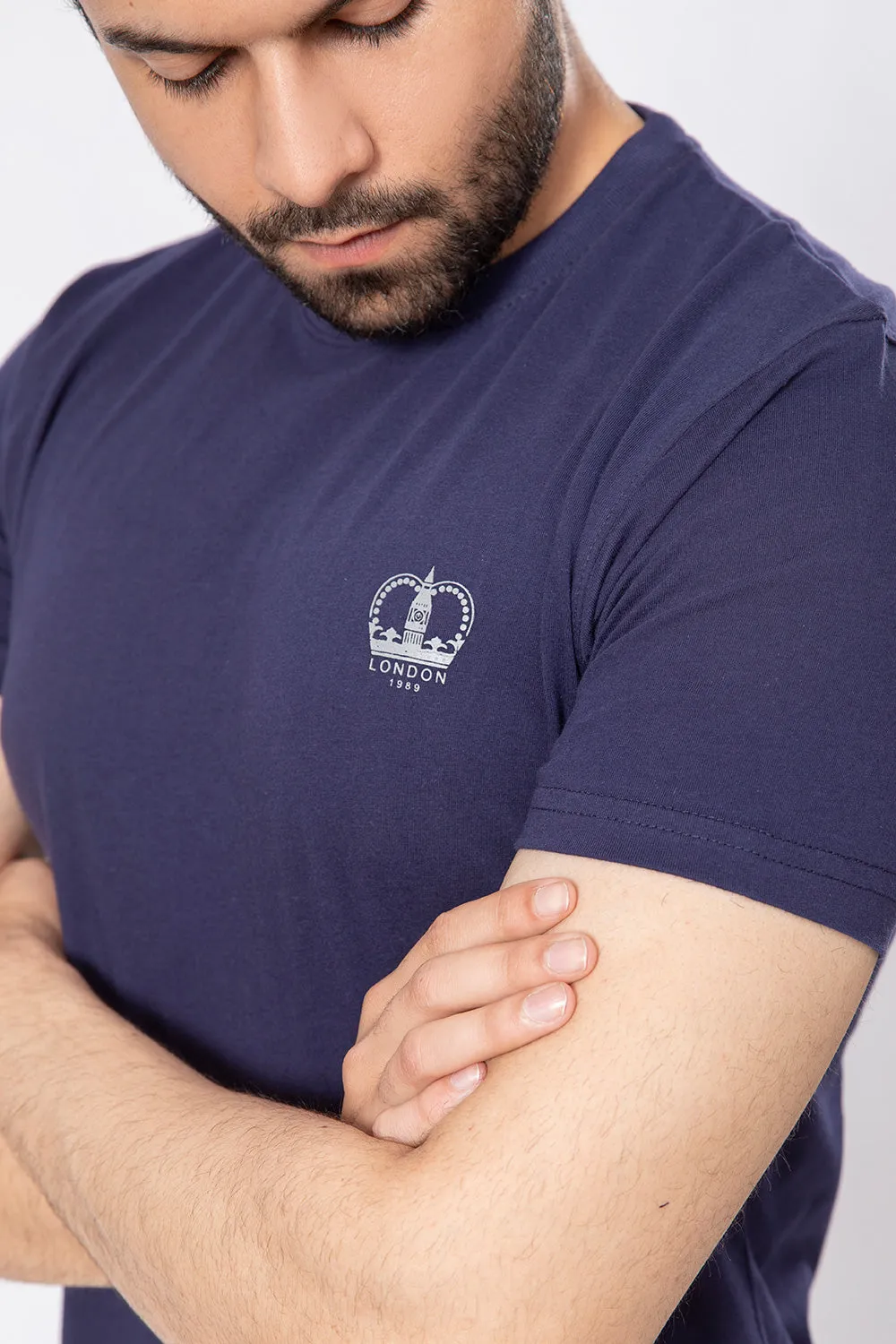 Men’s "Fred" Crewneck T-Shirt in Cotton