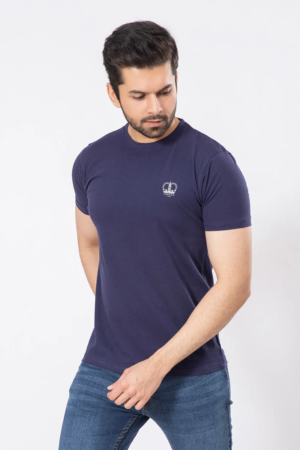Men’s "Fred" Crewneck T-Shirt in Cotton