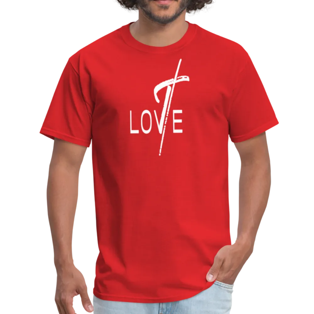 Men's T-Shirt, Love Short Sleeve Graphic Tee