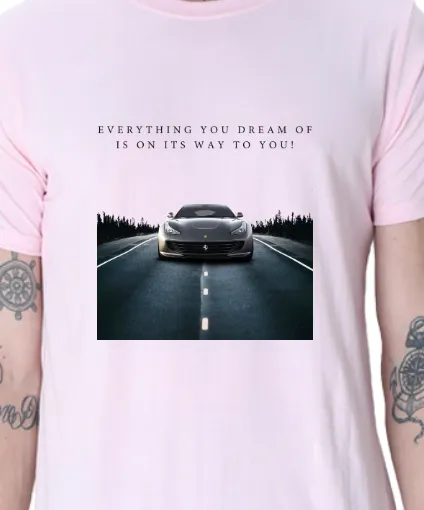 Men's Tshirt - EVERYTHING YOU DO - ABA33 Light Baby Pink