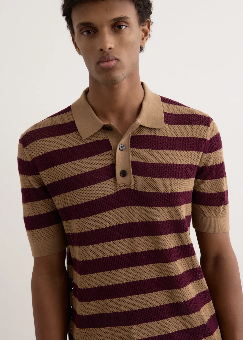 Mercy Stripe Polo