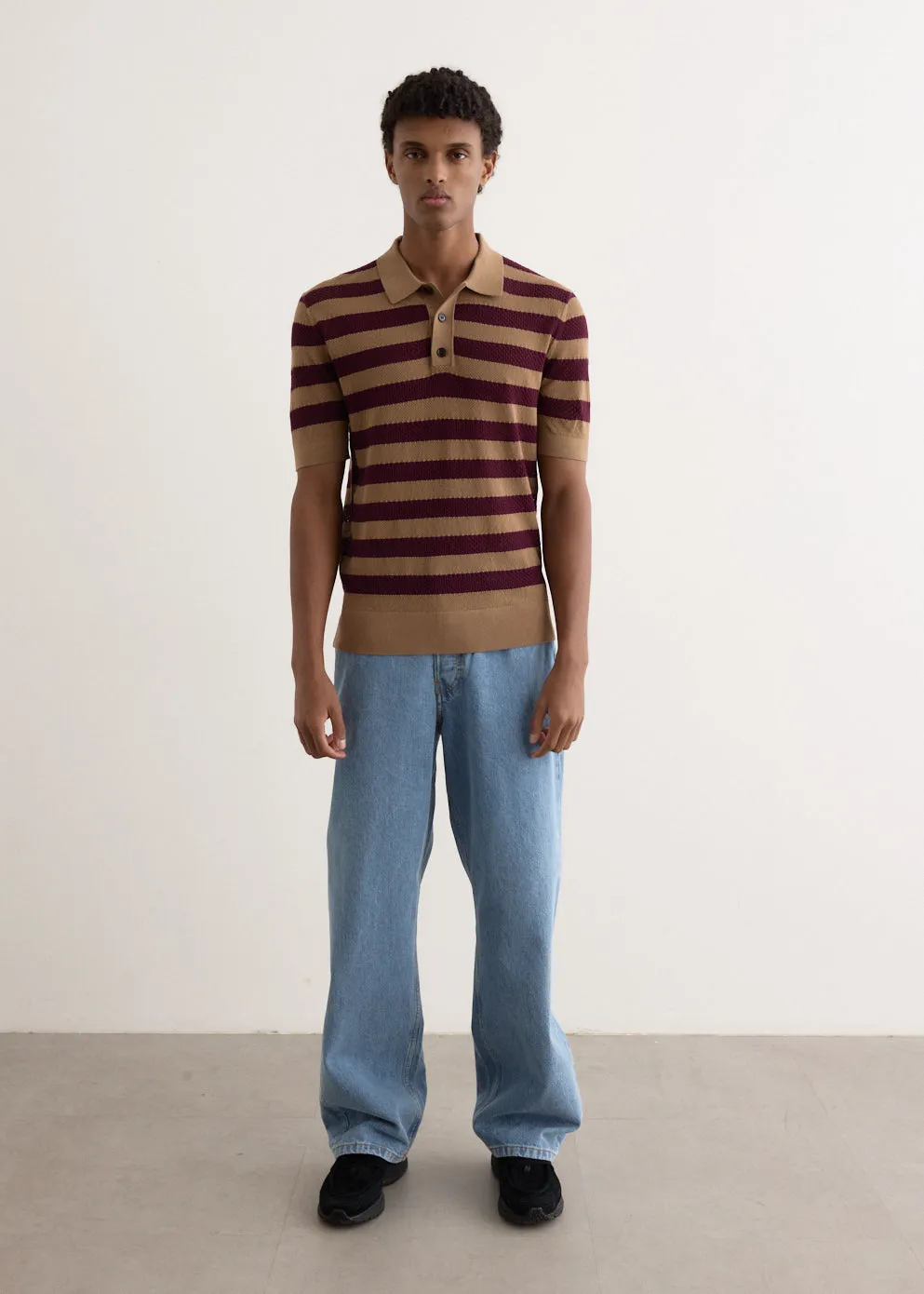 Mercy Stripe Polo