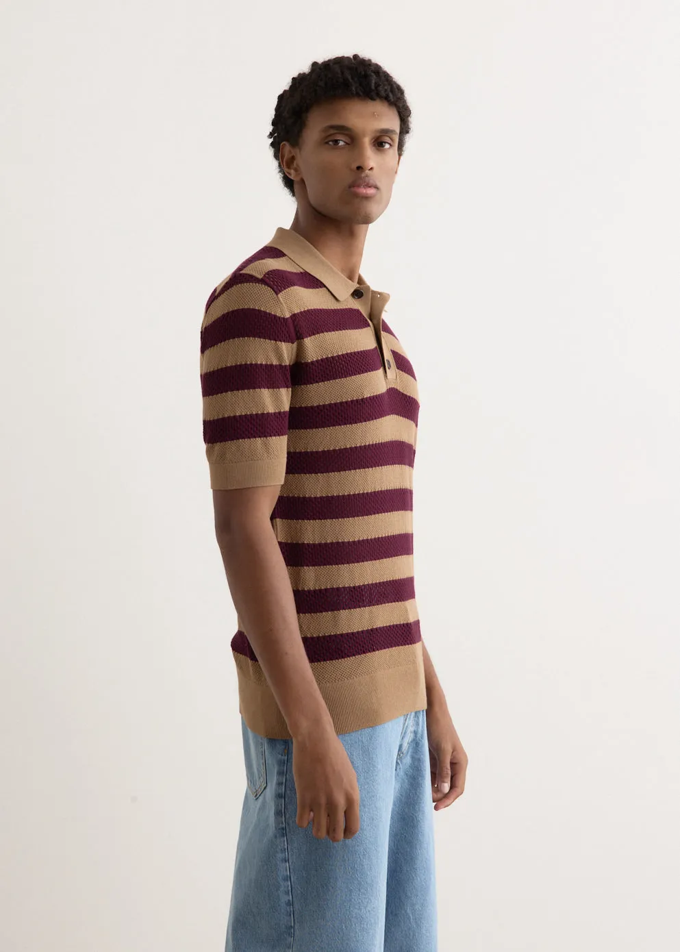 Mercy Stripe Polo