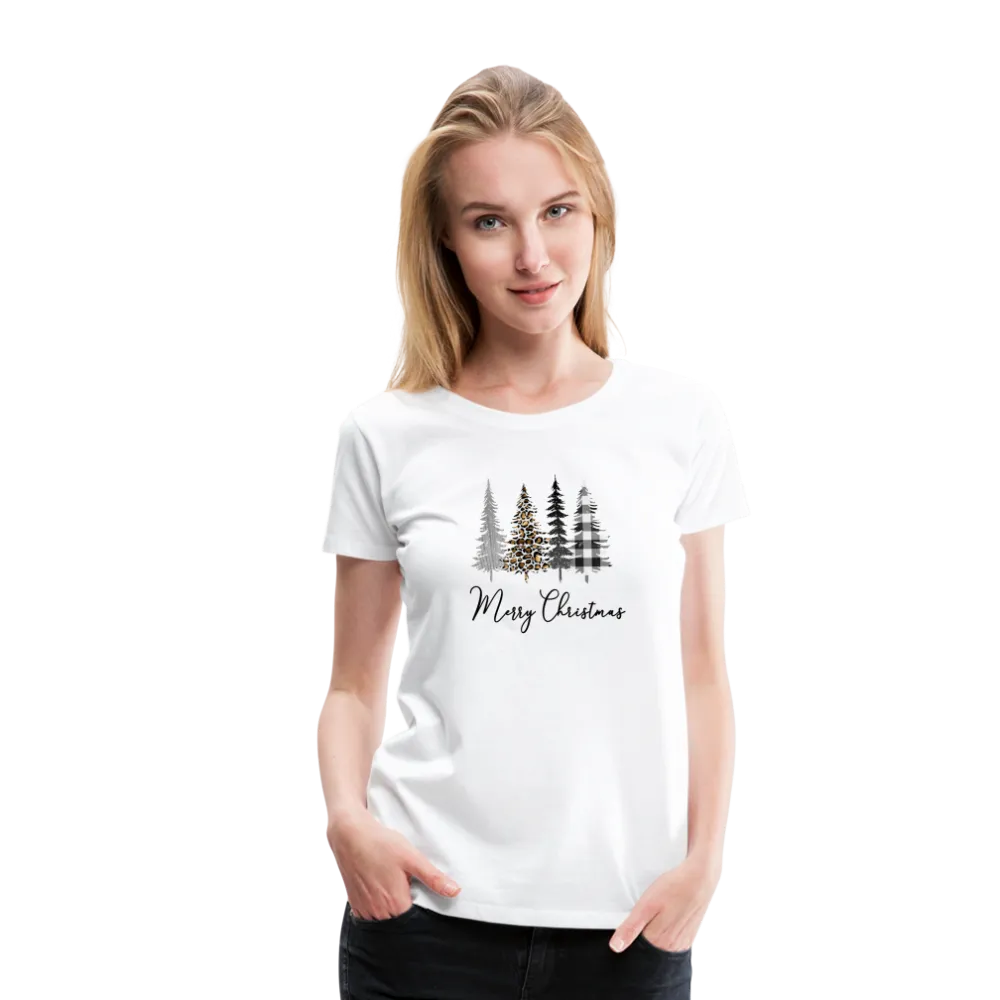 Merry Christmas Trees Women’s Premium T-Shirt (CK5001)