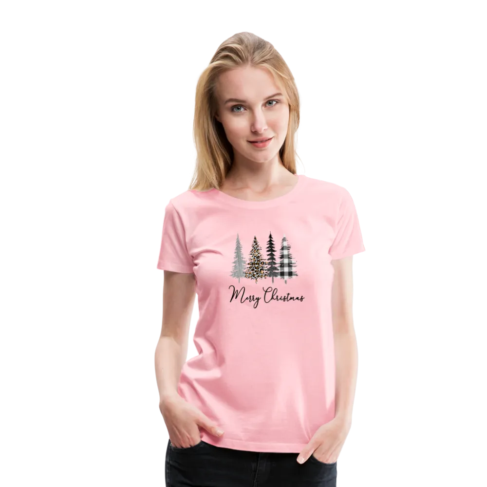 Merry Christmas Trees Women’s Premium T-Shirt (CK5001)