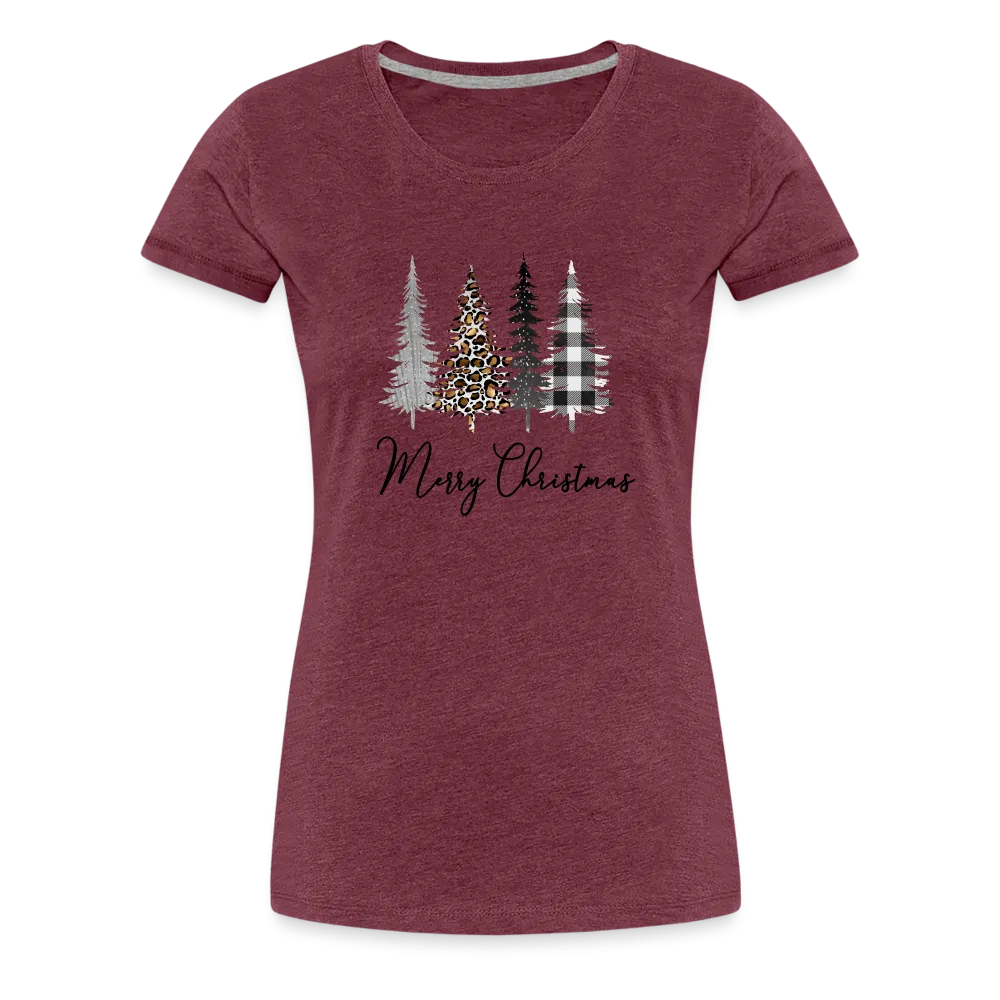 Merry Christmas Trees Women’s Premium T-Shirt (CK5001)
