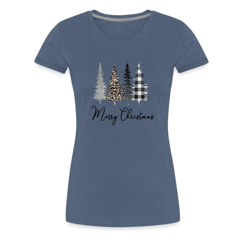 Merry Christmas Trees Women’s Premium T-Shirt (CK5001)