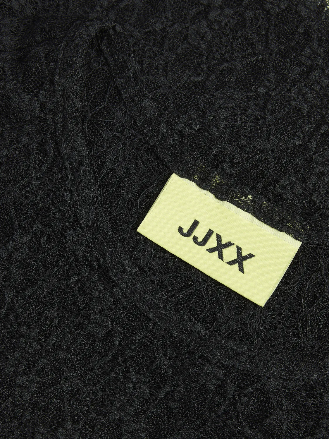 Mesh Lace t-shirt - Black - Leah lace - JJXX
