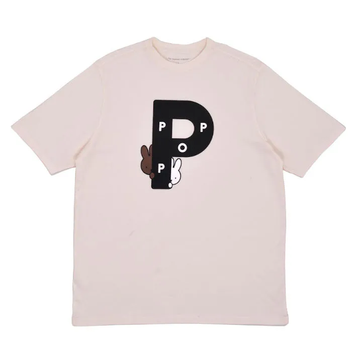 miffy big p t-shirt off white
