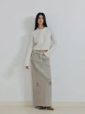 Mohair Knit Cardigan