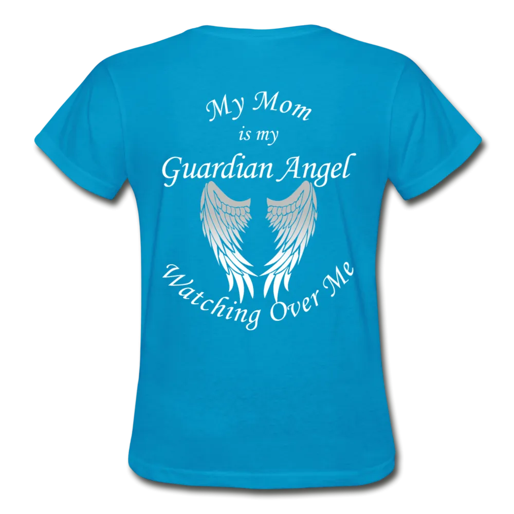 Mom Guardian Angel Gildan Ultra Cotton Ladies T-Shirt (CK1368)